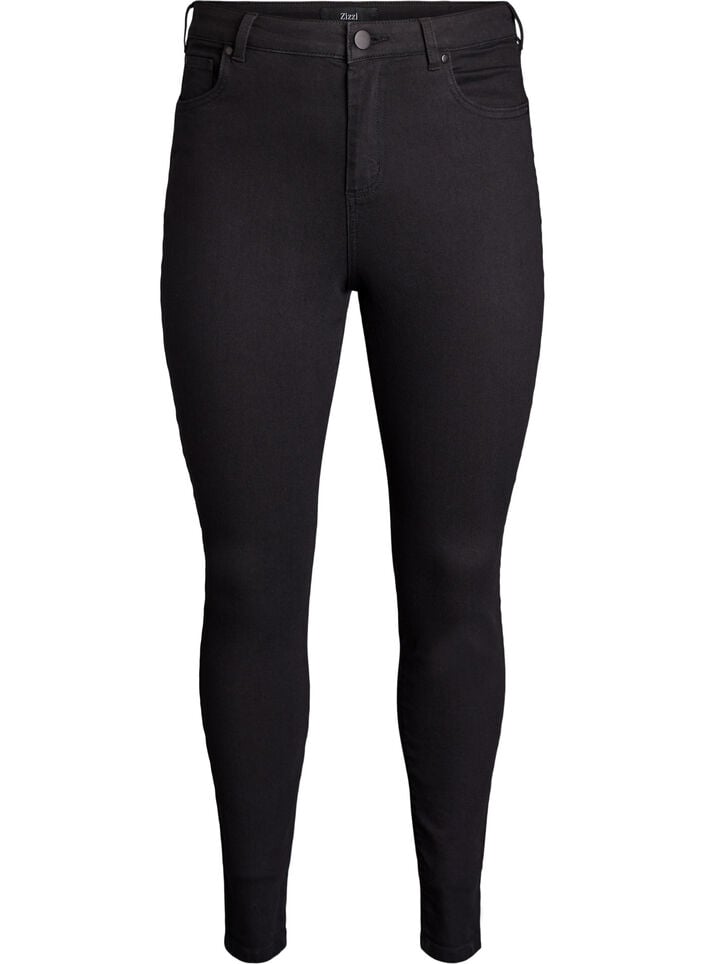 Amy high-waisted super slim fit jeans, Black, Packshot image number 0