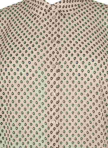 FLASH - Long sleeve shirt with floral print, Off White Dot , Packshot image number 2