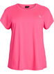 Solid-coloured training T-shirt, Pink, Packshot image number 0