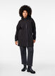 Softshell jacket with detachable hood, Black, Model image number 1