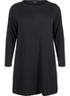 Knitted dress in cotton-viscose blend, Black, Packshot image number 0