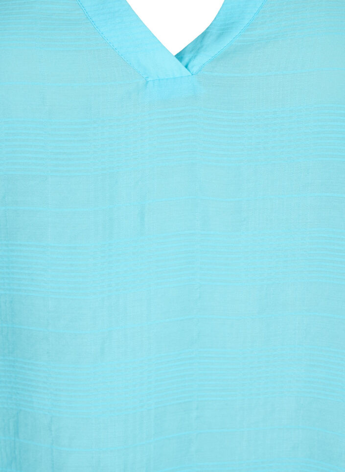 Viscose top with structure, Bachelor Button, Packshot image number 2