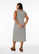 Striped midi tank dress, White, Model image number 1