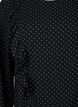 Long sleeved blouse with ruffles, Black Dot, Packshot image number 2