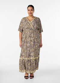 Women's Plus size Long dresses (40-64) - Zizzifashion Women's Plus size Long dresses (40-64) - Zizzifashion