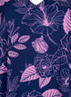 FLASH - V-neck dress with floral print, Medieval Blue Flower, Packshot image number 2