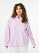 Striped shirt with studs, Pink, Model image number 0