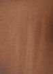 Blouse with balloon sleeves and V-neck, Brown, Packshot image number 2