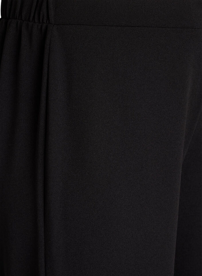 FLASH - Wide-leg trousers, Black, Packshot image number 2