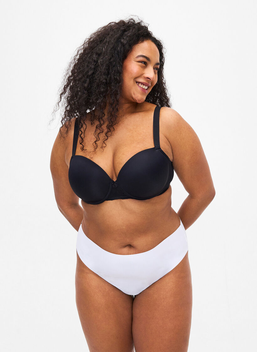 2-pack seamless g-string, White, Model image number 0