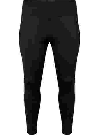 Sports tights with reflective details and side pocket
