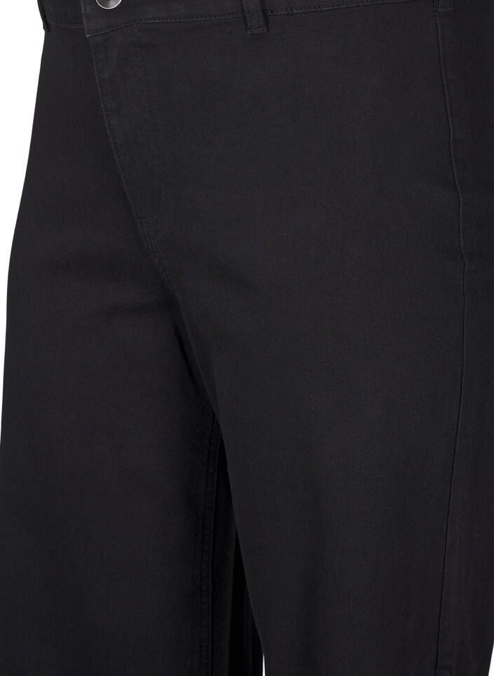Wide-leg jeans, Black, Packshot image number 2