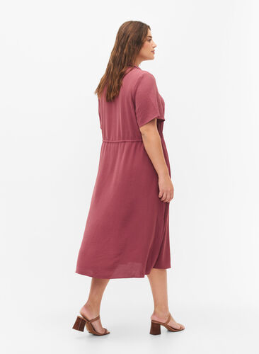 Shirt dress with short sleeves, Renaissance Rose, Model image number 1