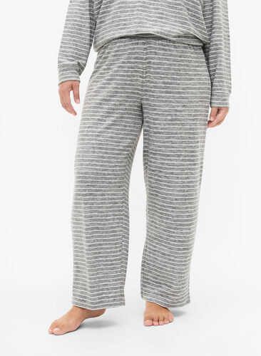 Loose trousers with stripes, DGM Stripe, Model image number 2