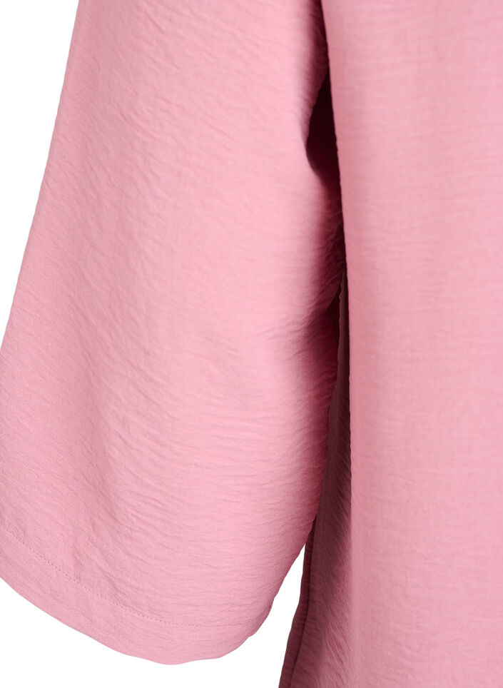 Blouse with 3/4 sleeves, Rose, Packshot image number 3