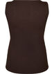 Fitted top with motif, Brown, Packshot image number 1