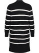 Long-sleeved knitted dress with stripes, Black Cloud D. Comb, Packshot image number 1