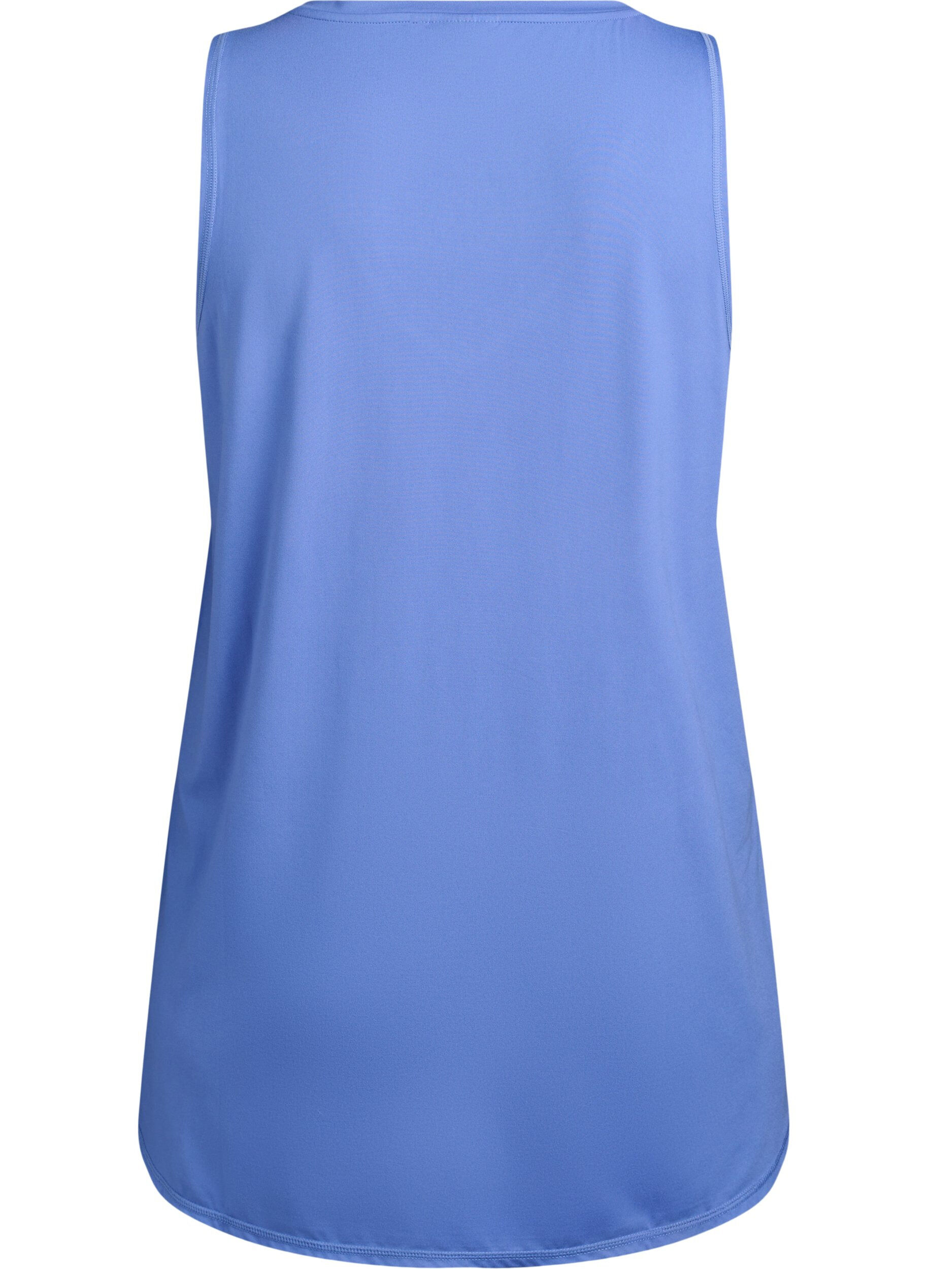 Zizzifashion Sports top with V-neck, Blue, Packshot image number 1
