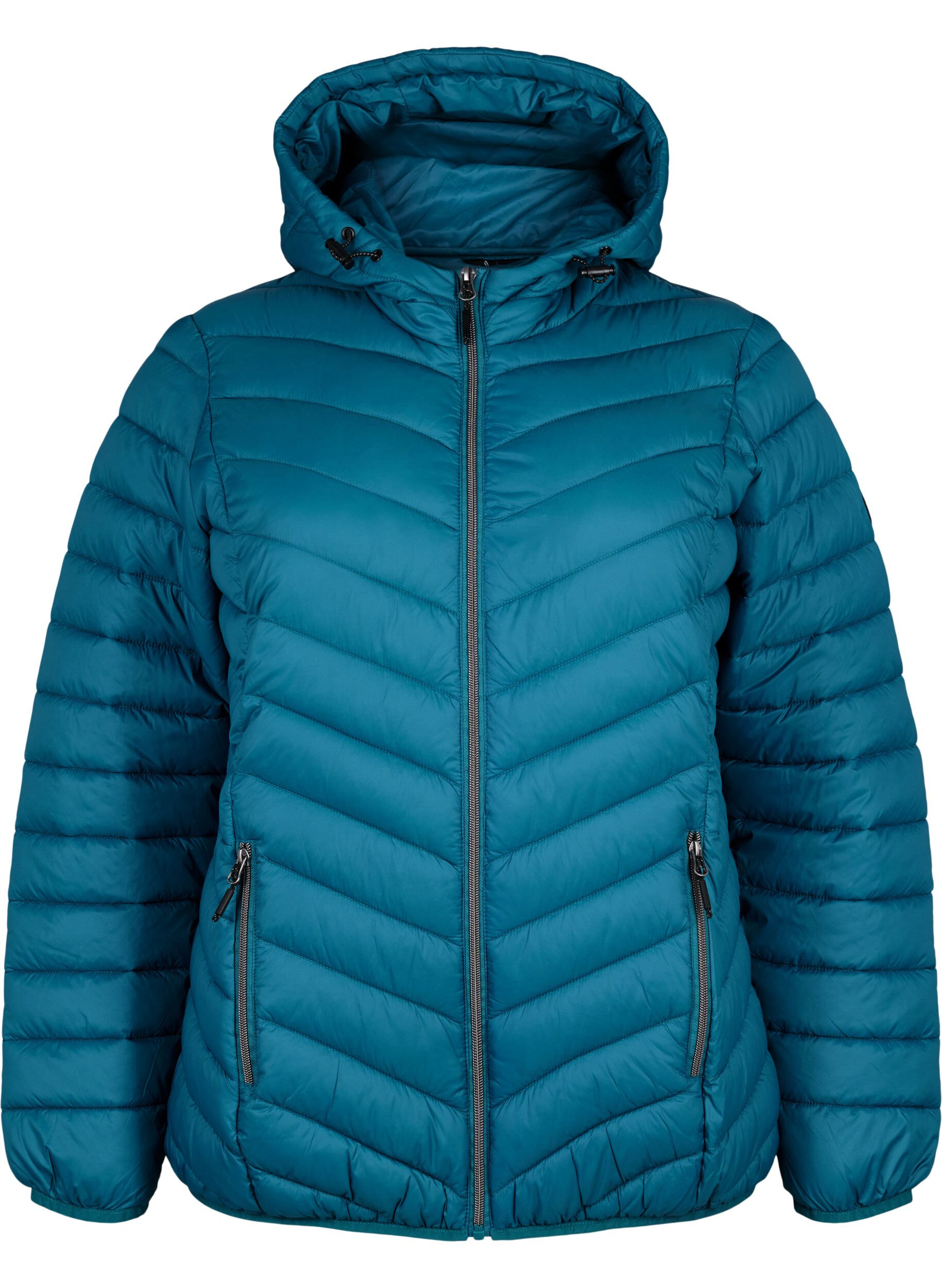 ZizzifashionLightweight jacket with hood, Petrol, Packshot image number 0