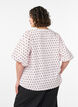 Blouse with polka dot pattern and balloon sleeves, Pink, Model image number 2