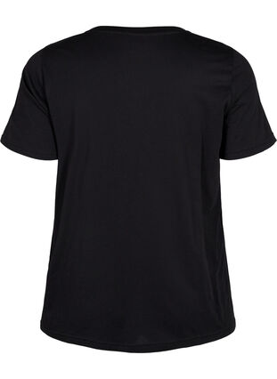 Cotton t-shirt with print detail, Black MIAMI, Packshot image number 1
