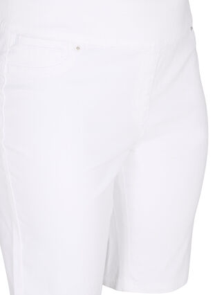 Close-fitting shorts with back pockets, White, Packshot image number 2