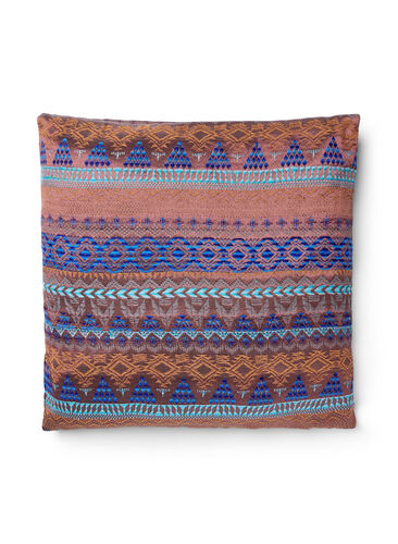 Patterned pillowcase, Nomad/Blue Comb, Packshot image number 0