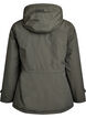 Lightweight padded parka with a teddy-lined hood, Green, Packshot image number 1