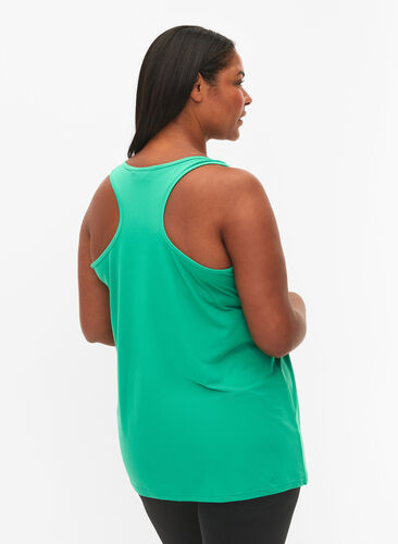 Workout top with racer back, Mint, Model image number 1