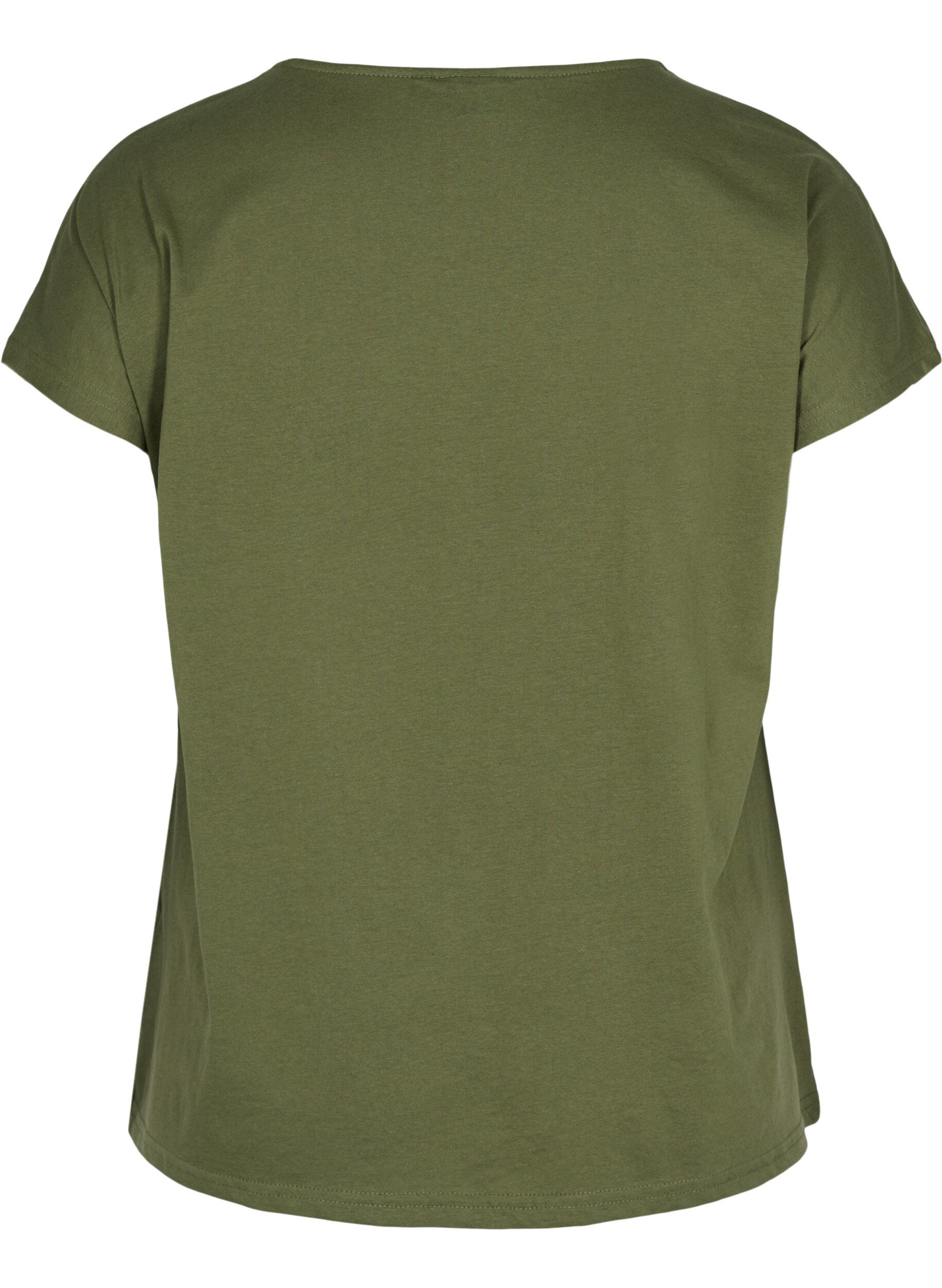 Zizzifashion Cotton mix t-shirt, Ivy Green, Packshot image number 1