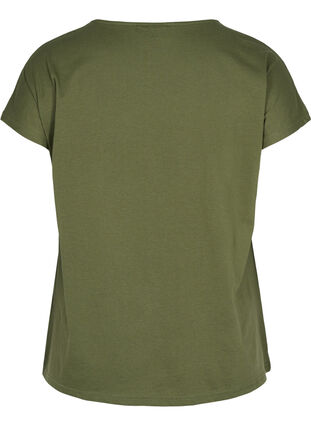 Cotton mix t-shirt, Ivy Green, Packshot image number 1