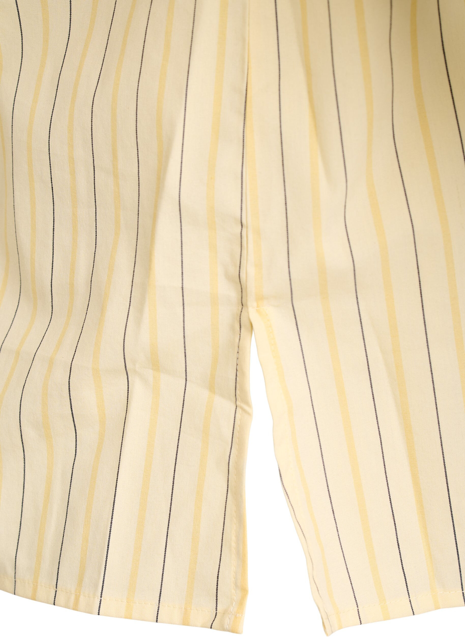 ZizzifashionStriped blouse in a loose fit, Yellow, Packshot image number 3