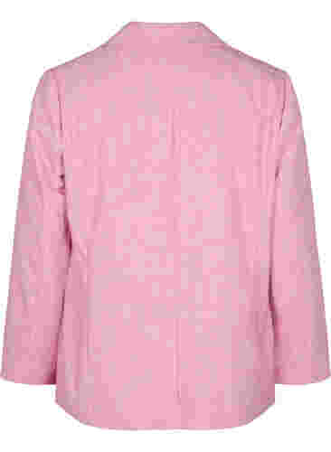 Melange blazer with button closure, Rosebloom, Packshot image number 1