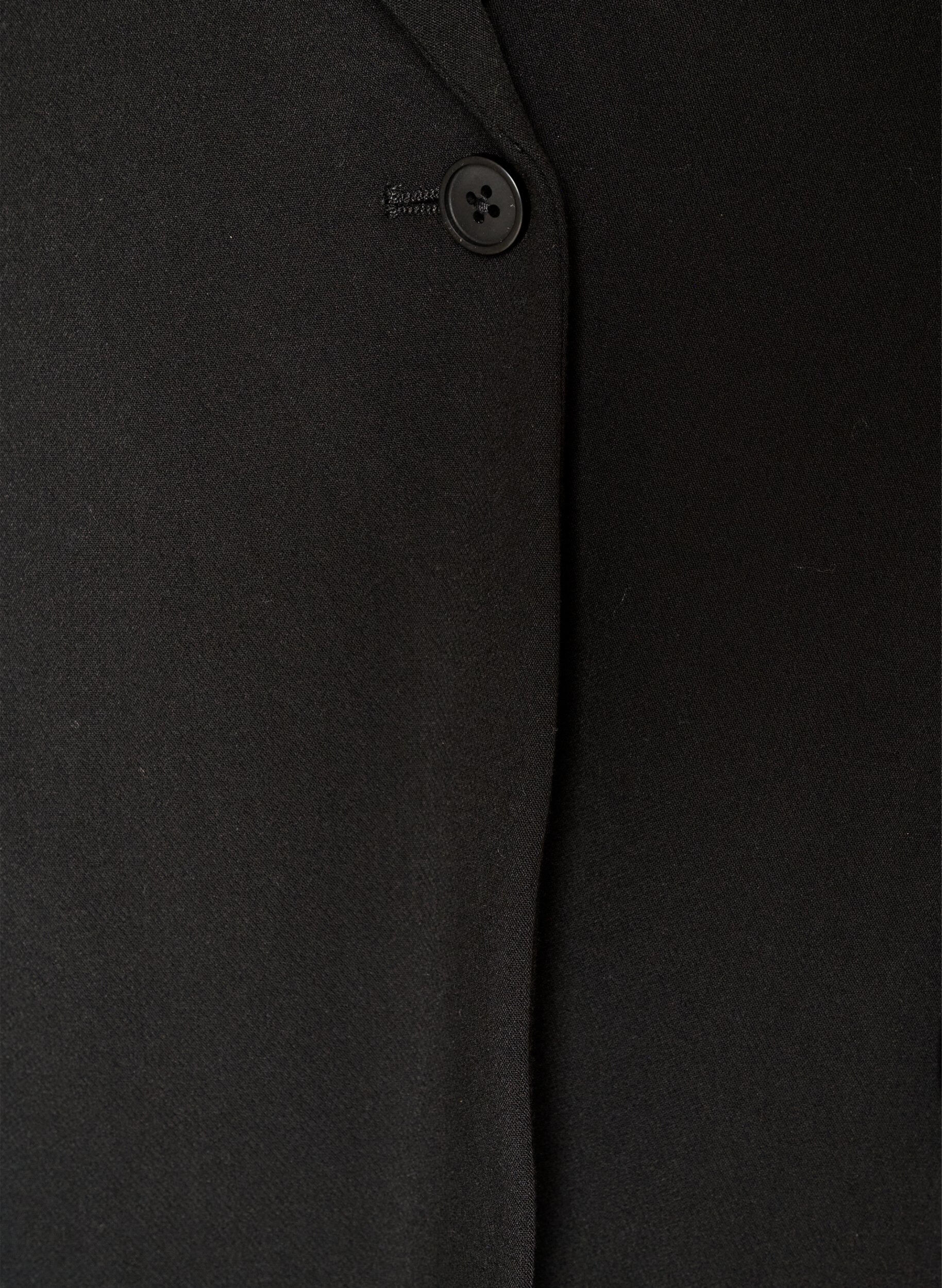 ZizzifashionBlazer with back vent and tie detail, Black, Packshot image number 2