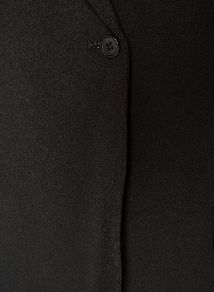 Blazer with back vent and tie detail, Black, Packshot image number 2