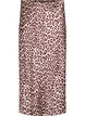 Satin midi skirt, Brown, Packshot image number 0