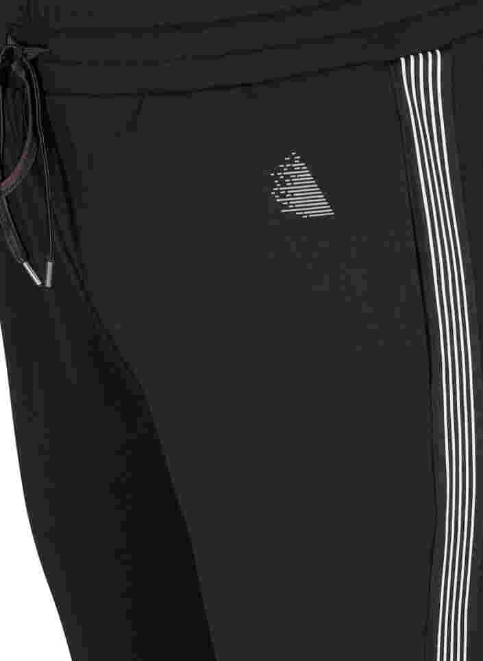 Sweatpants with a drawstring and pockets, Black, Packshot image number 2