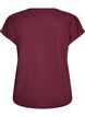 Short sleeved cotton blend t-shirt, Red, Packshot image number 1