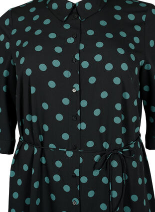 FLASH - Shirt dress with dots, Dot, Packshot image number 2