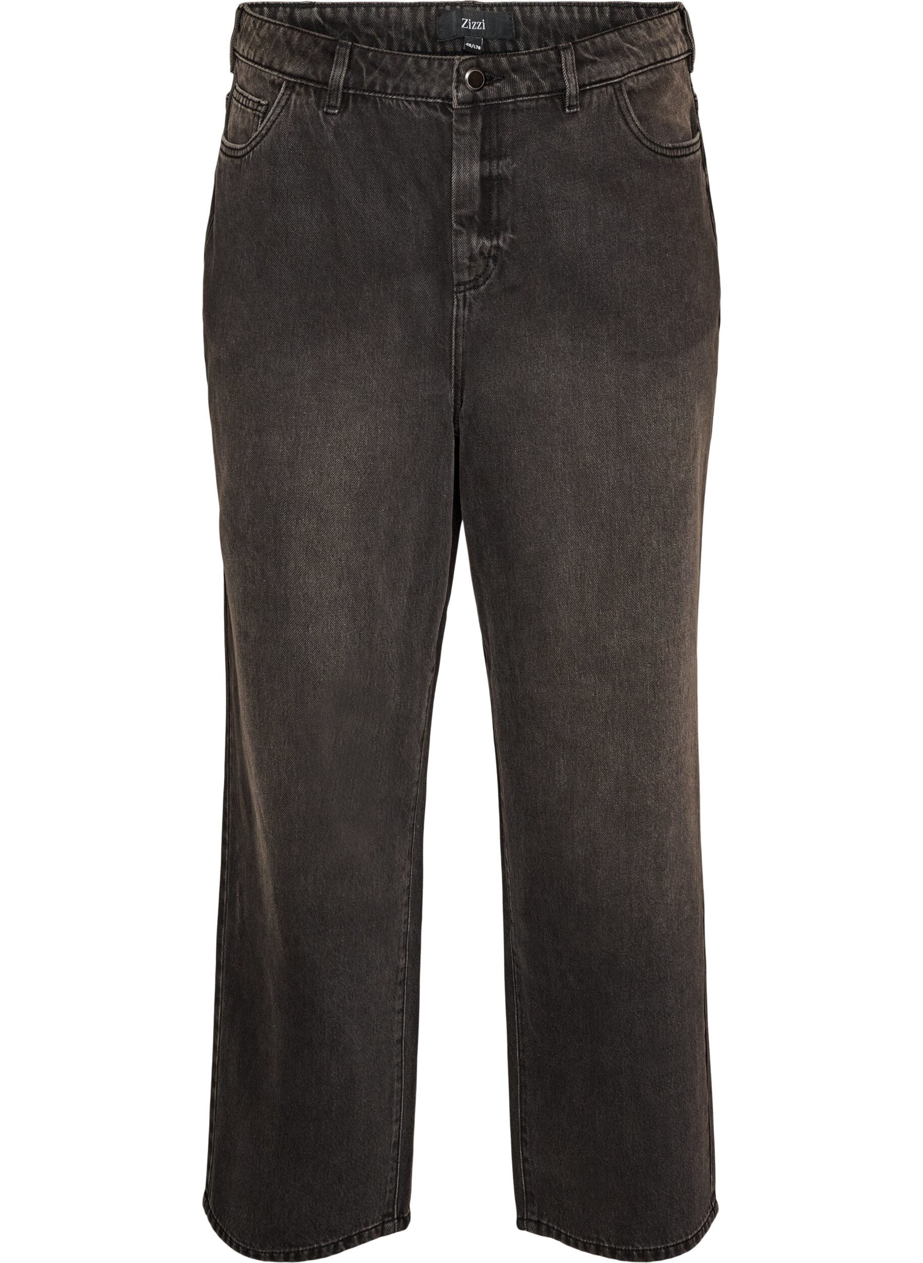 ZizzifashionKiana straight fit jeans with a high waist, Black, Packshot image number 0