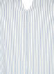 Striped dress with 3/4 sleeves, Blue Stripe, Packshot image number 2