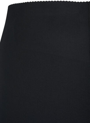 Cropped exercise tights with pocket, Black, Packshot image number 3