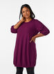Dress with a balloon shape and structure, Red, Model image number 0