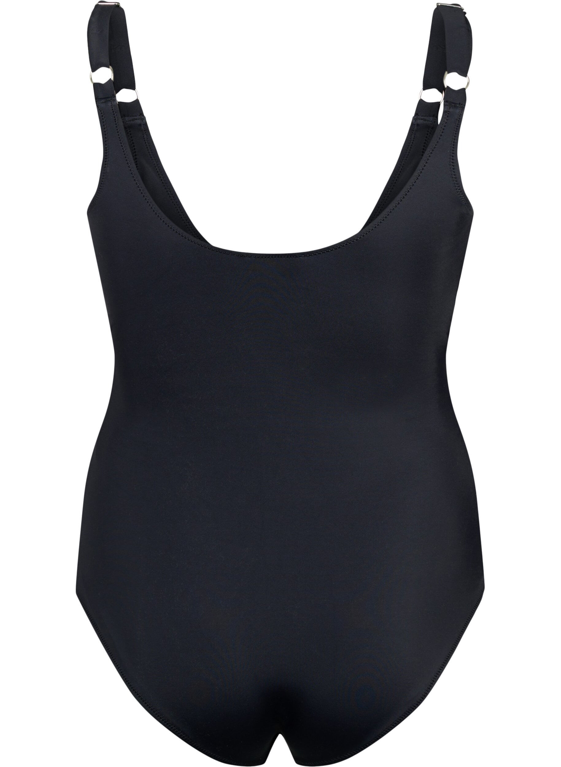 Zizzifashion Swimsuit with wrap, Black, Packshot image number 1