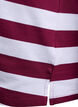 Striped polo shirt with long sleeves, White, Packshot image number 3