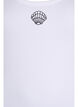 Fitted top with motif, White, Packshot image number 2