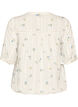 Blouse with print and 1/2 sleeves, Vanilla, Packshot image number 1