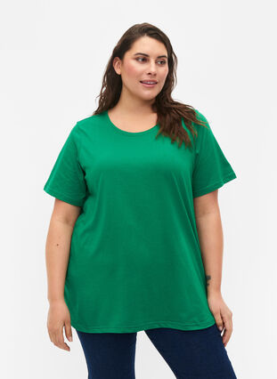 FLASH - T-shirt with round neck, Jolly Green, Model image number 0