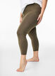 Basic 3/4 leggings in viscose, Green, Model image number 0