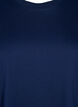 Basic cotton T-shirt with round neck, Blue, Packshot image number 2